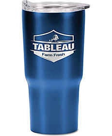 Personalized Travel Mugs & Tumblers: Reusable Laser Engraved Conquest Travel Tumbler 20 Oz